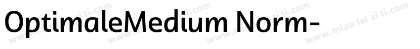 OptimaleMedium Norm字体转换
